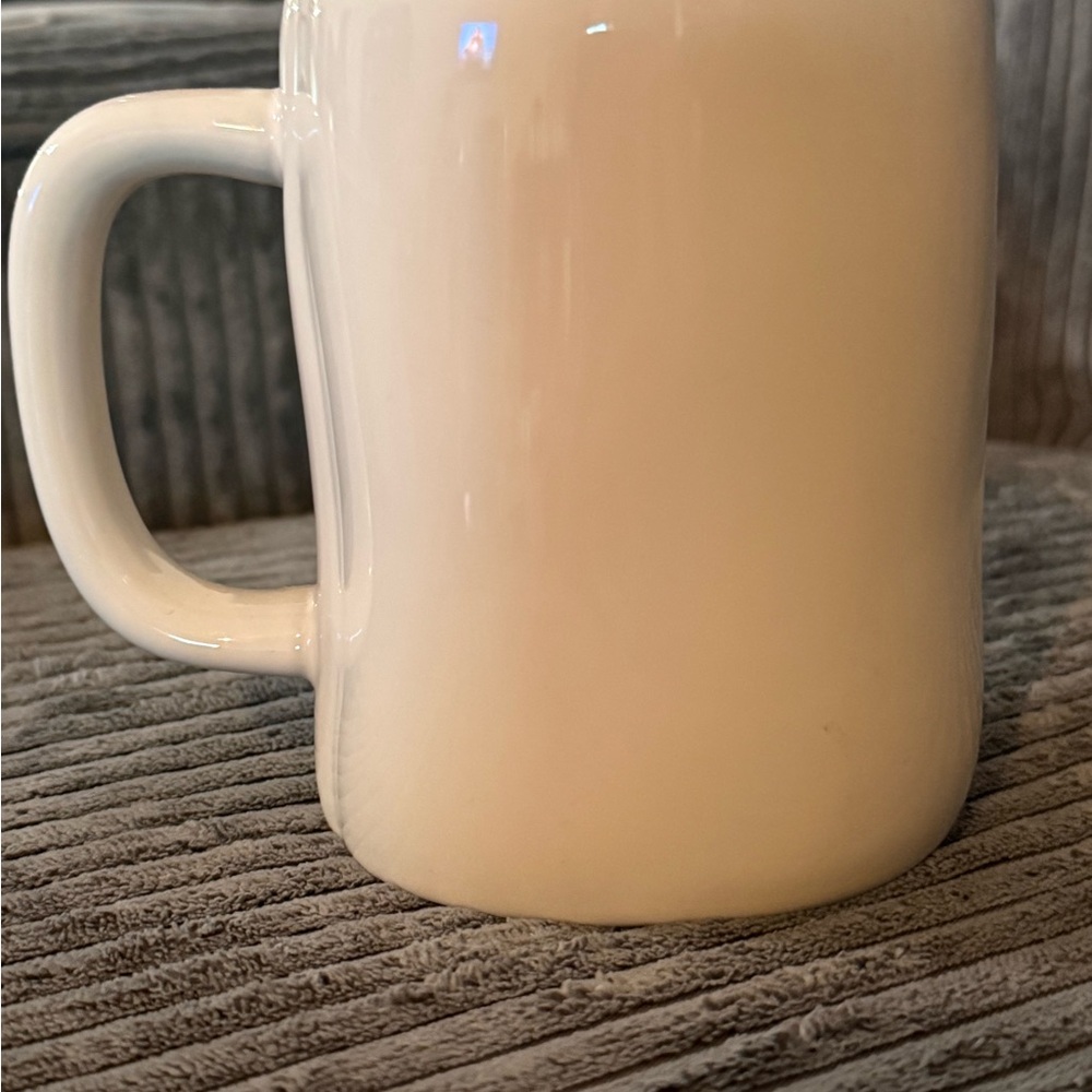 Rae Dunn White Ceramic Mug with Black 'SWEET EGGSCAPE' Text - Picture 2 of 5